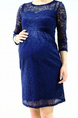 Платье Гипюр Тёмно-Синий 553 Стильный животик