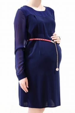 Платье Тёмно-Синий 5294 BUSA Турция